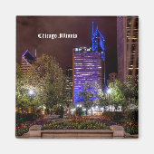 Millennium Park Spring Sason Night Magnet (Voorkant)