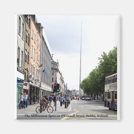 Millennium Spire, Dublin Ierland Magneet (Voorkant)