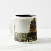 Millennium van Rusland Tweekleurige Koffiemok (Voorkant links)