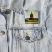 Millennium van Rusland Vierkante Button 5,1 Cm (In situ)