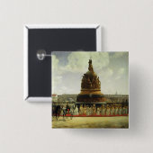 Millennium van Rusland Vierkante Button 5,1 Cm (Voorkant /achterkant)