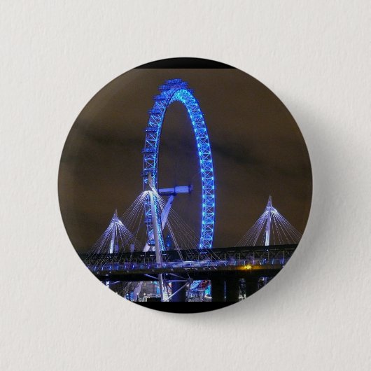 Millennium Wheel London Ronde Button 5,7 Cm (Voorkant)