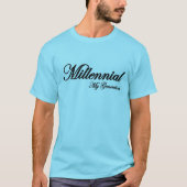 Millenniumblauw T-shirt (Voorkant)