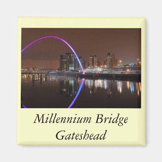 Millenniumbrug, Gateshead Magneet (Voorkant)