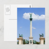 Millenniummonument in Boedapest Briefkaart (Voorkant / Achterkant)
