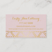 Millenniumroze Klasse Foto Afstuderen Contactkaartje (Achterkant)