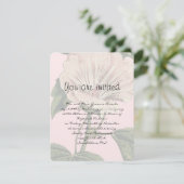 Millenniumroze repetitie - uitnodiging (Staand voorkant)