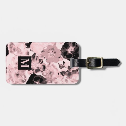 Millenniumroze Rozen met grote bloemen Bagagelabel (Voorkant horizontaal)