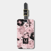 Millenniumroze Rozen met grote bloemen Bagagelabel (Voorkant verticaal)