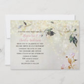 Millenniumroze sprookje Woodsy Mason Jar Wedding Kaart (Voorkant)