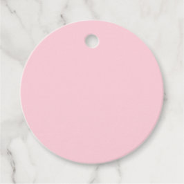 Millenniumroze vaste kleur bedankjes labels