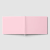Millenniumroze vaste kleur gastenboek (Volledig)