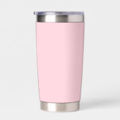 Millenniumroze vaste kleur geïsoleerde drinkbeker (Rechts)
