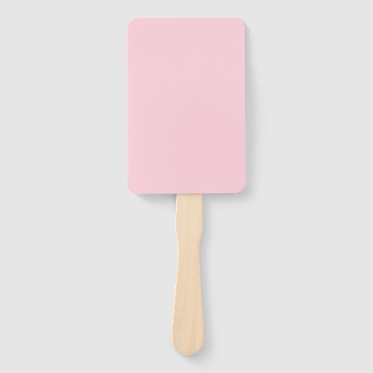 Millenniumroze vaste kleur handwaaier (Voorkant)
