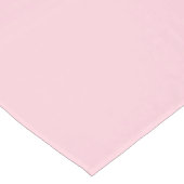 Millenniumroze vaste kleur korte tafelloper (Hoek)