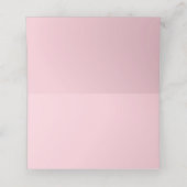 Millenniumroze vaste kleur plaatskaartje (Binnenkant ongevouwen)