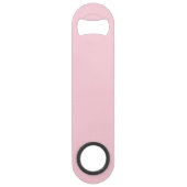 Millenniumroze vaste kleur speed flessenopener (Achterkant)