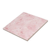 Millenniumroze veminine Floral Pattern Tegeltje (Zijkant)