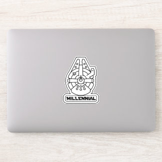 Millenniumruimteschip Sticker