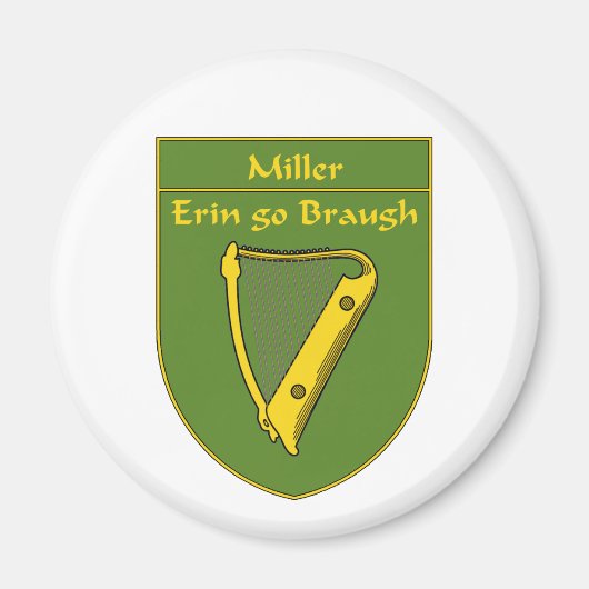 Miller 1798 Vlaggenschild Magneet (Voorkant)