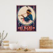 Miller Bros. 101 Ranch, Wild West Circus Poster (Keuken)