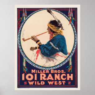 Miller Bros. 101 Ranch, Wild West Circus Poster