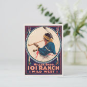 Miller Bros. 101 Ranch, Wild West Circus Poster Briefkaart (Staand voorkant)