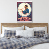 Miller Bros. 101 Ranch, Wild West Circus Poster Canvas Afdruk (Insitu (Slaapkamer))