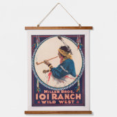 Miller Bros. 101 Ranch, Wild West Circus Poster Hangend Wandkleed (Voorkant)
