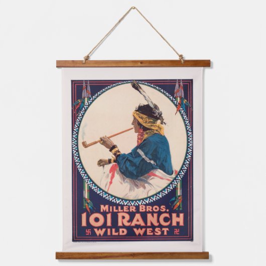 Miller Bros. 101 Ranch, Wild West Circus Poster Hangend Wandkleed (Voorkant)