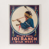 Miller Bros. 101 Ranch, Wild West Circus Poster Legpuzzel (Verticaal)