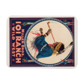 Miller Bros. 101 Ranch, Wild West Circus Poster Magneet (Horizontaal)