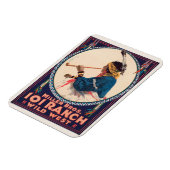 Miller Bros. 101 Ranch, Wild West Circus Poster Magneet (Linkerzijde)