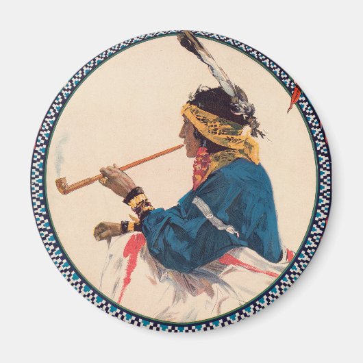 Miller Bros. 101 Ranch, Wild West Circus Poster Magneet (Voorkant)