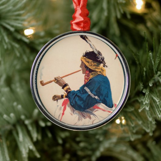 Miller Bros. 101 Ranch, Wild West Circus Poster Metalen Ornament (Boom)