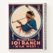 Miller Bros. 101 Ranch, Wild West Circus Poster Notitieboek (Achterkant)