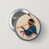 Miller Bros. 101 Ranch, Wild West Circus Poster Ronde Button 5,7 Cm (Voorkant /achterkant)