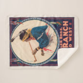Miller Bros. 101 Ranch, Wild West Circus Poster Sherpa Deken (Voorkant (horizontaal))
