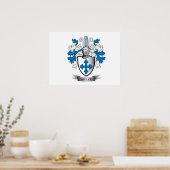 Miller Familie Crest Coat of Arms Poster (Keuken)