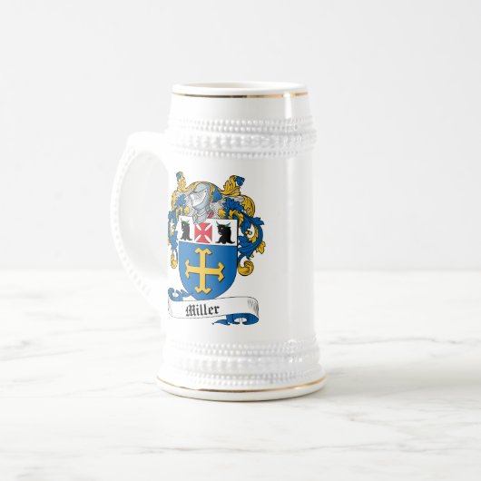 Miller Family Crest Bierpul (Voorkant links)