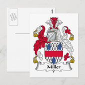 Miller Family Crest Briefkaart (Voorkant / Achterkant)