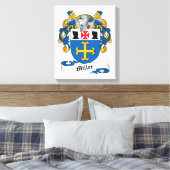 Miller Family Crest Canvas Afdruk (Insitu (Slaapkamer))