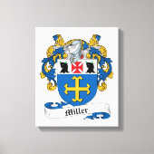 Miller Family Crest Canvas Afdruk (Voorkant)