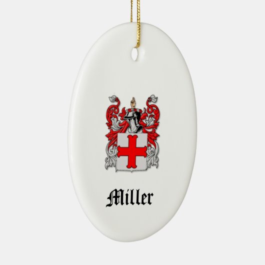 Miller Family Crest Ornament (Rechts)