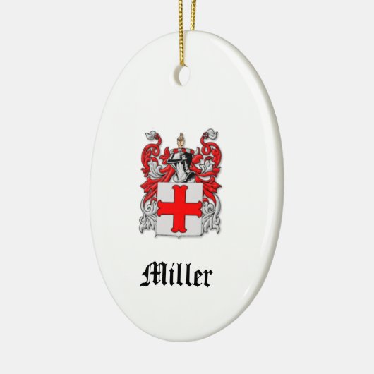 Miller Family Crest Ornament (Links)