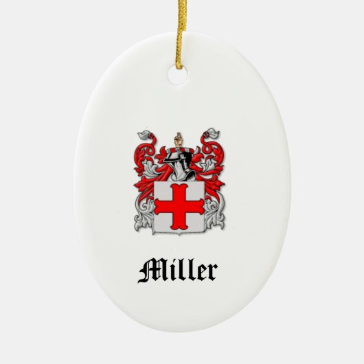Miller Family Crest Ornament (Voorkant)