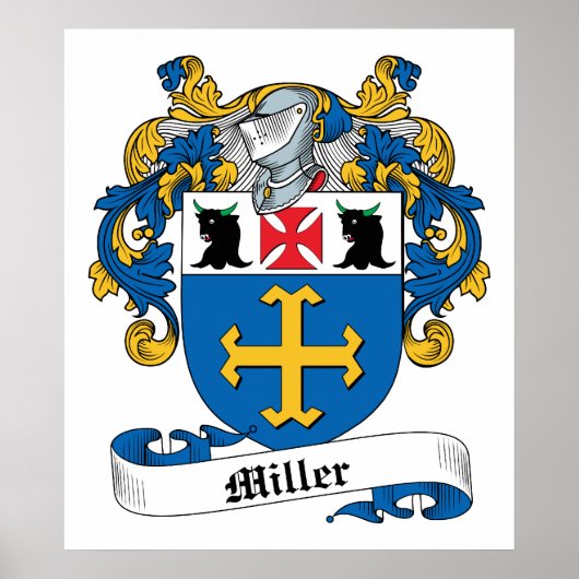 Miller Family Crest Poster (Voorkant)