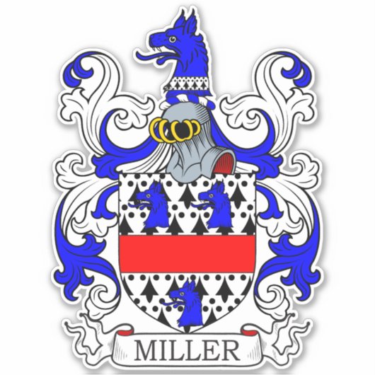 Miller Family Crest Sticker (Voorkant)