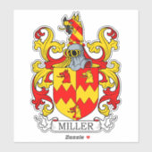 Miller Family Crest Sticker (Vel)
