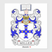 Miller Family Crest Sticker (Vel)
